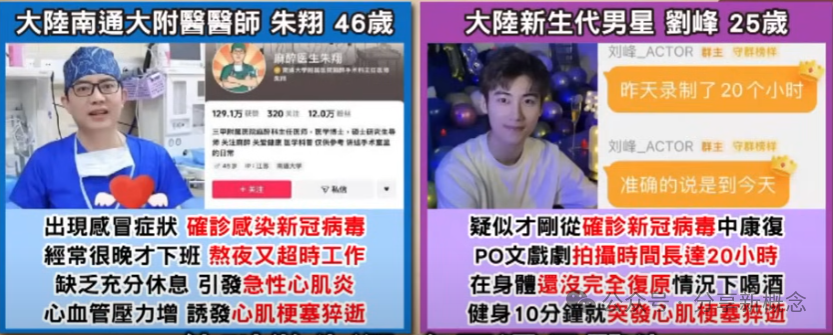 46岁网红医生感染新冠猝死，新冠病毒攻击心脏，引发致命性心肌炎